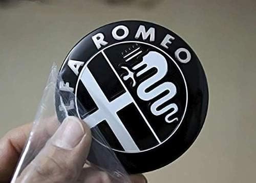Emblem for capo or trunk of 74mm. Badge color Black.