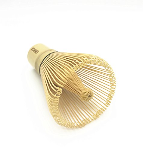 CHAQI Matcha Accessories Kit Include 5 items-100 Prongs Bamboo Whisk Chasen,Bamboo Scoop,Stainless Steel Tea Filter and Ceramic Matcha Bowl & Whisk Holder (White)
