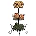 Carol Wright Gifts 3-Tier Wire Basket,Black,One Size Fits All