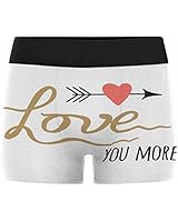 InterestPrint Custom Men's Boxer Briefs Arrow and Heart Made XL