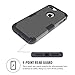 LONTECT for iPhone 7 Plus Case Hybrid Heavy Duty Shockproof Full-Body Protective Case with Dual Layer [Hard PC+ Soft Silicone] Impact Protection for Apple iPhone 7 Plus - Black
