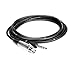 Hosa STX-110F XLR3F to 1/4 Inch TRS Balanced Interconnect Cable, 10 Feet
