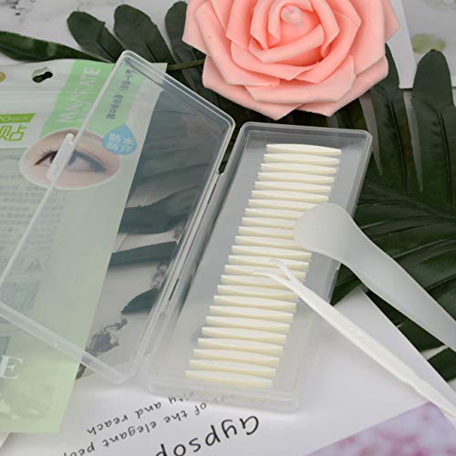 Natural Two-sided Sticky Invisible Eye Lids Lift Strips for Slight Heavy Sagging Droopy Hooded Uneven Eyelids, Charming Rounder Eyes, Double Eyelid Tapes, 3D Imported Medical Fiber, Instant lift Eye L