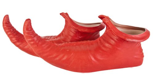 Adult Green Elf Shoes (Size: Adult Standard Size)