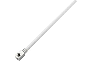 GEAIN 7-0948 Fuel tank pickup tube 12 inch Depth Standard Universal Boat Gas Tank Tube, Adjustable Length Rigid Polyethylene Fuel Tube With Strainer