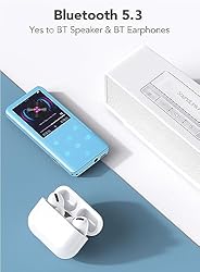 MP3 Player with Bluetooth 5.3, AGPTEK A19X