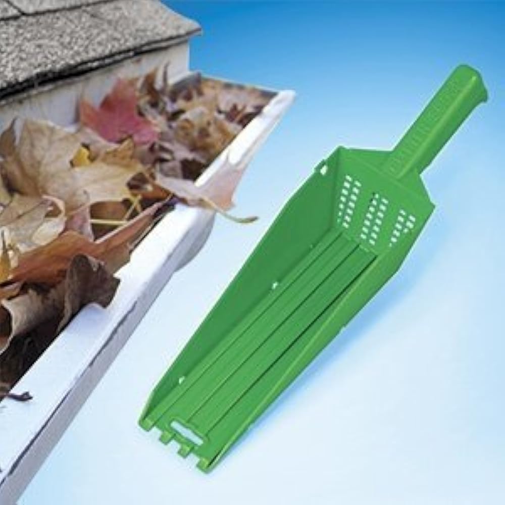 Gutter Cleaning Scoop Water Exits Thru The Grid So You Only Pick Up