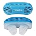 Anti-Snoring Device:Sleep Aid- 50% Off Sale Airing,2 Pack of Silicone Air Purifier Filter Snore Stopper Device Chin Strap,Stop Snoring,Get The Restful Night You Deserve,with Travel Case -Yamissi