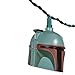 STAR WARS Kurt Adler 10-Light Boba Fett Helmet Light Set