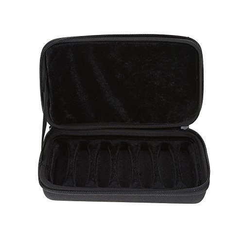 image for Dilwe Harmonica Case, 10 Holes Harmonica Harmonicon Mouth Organ Black 