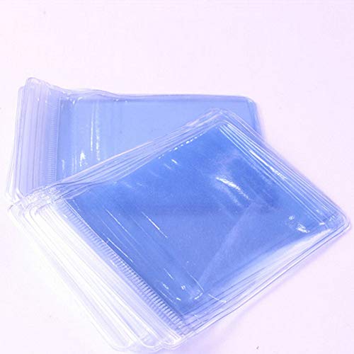 Wrap Bag - 100x Clear Pvc Plastic Coin Bag Case Wallets Storage Envelopes Seal Bags Gift Package - Organizer Bags Bubble Lamp Soap Washing Wrap Gloves Display Shrink Gift Baskets Boxing
