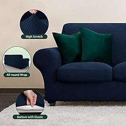 CHUN YI 4 Pieces Stretch Sofa Cover for 3 Seater
