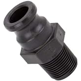 2 of 1" Banjo Poly Coupler Male Adapter - 1" Male NPT 100F