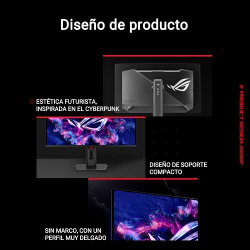 ROG Strix XG27AQDMES - Monitor de gaming de 27 polegadas, QD-OLED 1440p, 240 Hz, Neo Proximity Sensor, OLED Care Pro, ELMB, 99% DCI-P3, DisplayWidget Center