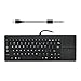 MCSaite Wired Silm Keyboard with Touchpad - Portable Scissors Foot Structure - USB Port with 1 Hubs Fit with Professional or Industrial Use for Computer Laptop Mac Notebook