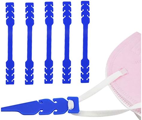 JOYTEK 5Pcs Mask Strap Extender, Anti-Tightening Mask Holder Hook Ear Strap Accessories Ear Grips Extension Mask Buckle Ear Pain Relieved Colour Random
