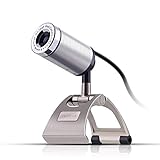 Webcam 720P,PAPALOOK PA150 HD Web Camera with Microphone for PC,USB Computer Camera for Skype Online Chatting,Plug&Play Web Cam,Video Chat&Recording for Laptop,Compatible w/ Windows 7/8/10