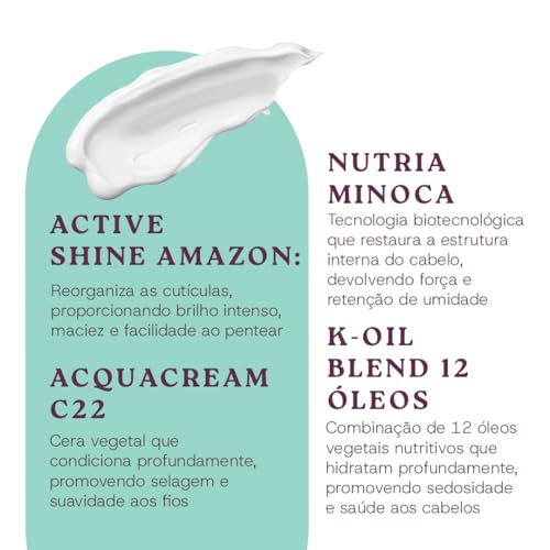 Ápice Máscara Acidificante PH Control | Tratamento Anti-Porosidade com Efeito Teia para Selagem das Cutículas e Hidratação Profunda | 280g