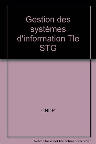 Gestion des systèmes d'information