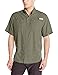 Columbia Men's PFG Tamiami II UPF 40 Short Sleeve Fishing Shirt, Cypress, X-Small