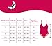 Garmol Women Lingerie One Piece Teddy Fishnet Lace Bodysuit Corset Plus Size Vintage Lingerie Set Classy Romper, (Red, Large)