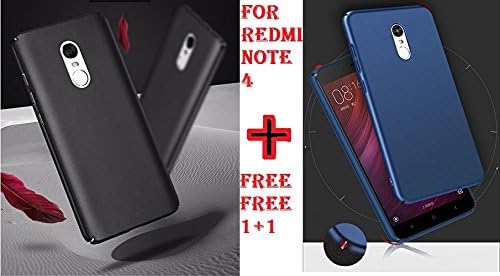 (Combo Offer) New redmi Note 4/xiaomi redmi Note 4/Redmi Note 4/REDMI Note 4 Four Cut Hard Back Cover Colour (Blue+ Black) by sun Tigers