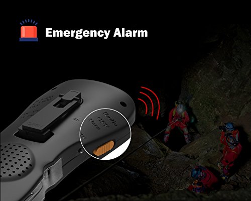 Hand Crank Flashlight Radio, Rhino Valley Portable Rechargable Emergency LED Torch, Multifunction Handy Tool Set and Cellphone Power Bank Charger for Outdoor Camping, Hiking and Home - Black