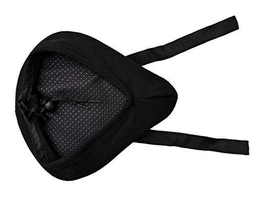 Kamay's Wide Gel Seat Cover Saddle Cushion Silicone Cushion Bicycle Seat Pad Cover Extra Padded Comfort for Exercise Stationary Cruiser or Spinning Cycling Purple (26cmx24.5cm/10x9.6inch)