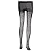 Womens Polka Dot Tights Pantyhose One Size Black (black)