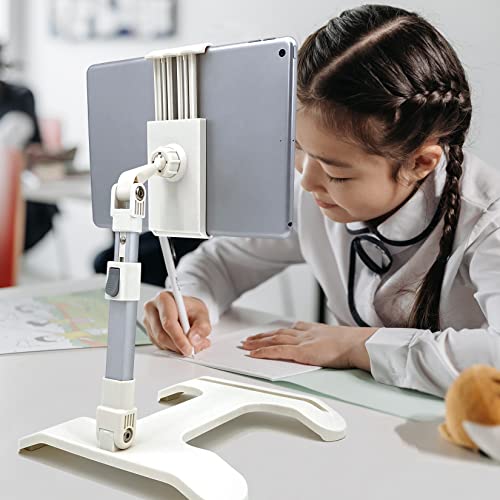 SOOGTEN Cell Phone Stand, Adjustable Phone Stand Movable Light Case Friendly Phone Holder Stand, Phone Stand Compatible with All Mobile Phone, iPhone, iPad, Tablet 4-11\