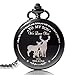 BESFURNITURE 1x Groomsman Gifts for Wedding｜Best Man Pocket Watch｜ Engraved Best Man Pocket Watch with Chain ｜Gift for Best Man Mens' Watch (Bronze)