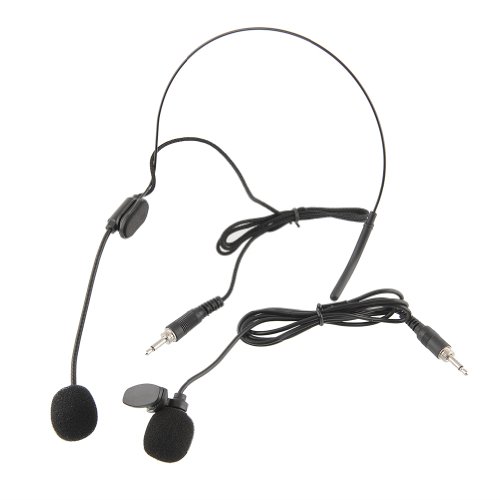 MVPower Wireless Lapel Headset Microphone MIC System for Public