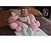 Stuffed Elephant Plush Pillow Toy Pink 60cm / 24inch (60x45x25cm)