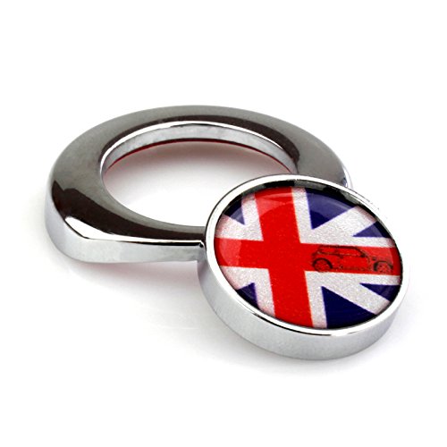 LVBAO Engine Start Push Start Button Ignition Starter Pushbutton Dash Cover Caps for Mini Cooper ONE/S/JCW R61 R60 R55 R56 R57 R58 R59 F54 F55 F56 F57 F60 Clubman Countryman Hardtop Hatchback (11)