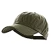 Mega Cap Low Profile Velcro Adjustable Cotton Twill Cap, Olive-One Size