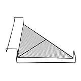 Rely2016 Iron Wire Corner Sundries Storage Rack, Office Cubicle Dormitory Space-Saving Mesh Corner Rack Shelf Holder Organizer for Flower Pots, Caddy, Notebook, Pens, Caps, Decorations (Black)