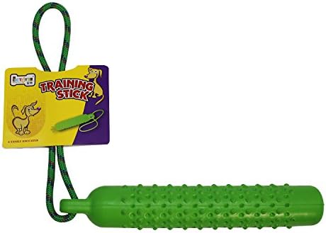 Training Dummy Toy, Durable Dog Training Sticks with Squeaker, Teeth Grinding &amp; Interactive Toy for Small Dog (Cucumber, 24.6x2 Inches)