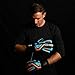 Renegade GK Talon Cyclone 2 Goalie Gloves with Pro-Tek Finger Savers | 4mm Hyper Grip & Duratek | Black, Orange, Blue Soccer Goalkeeper Gloves (Size 8, Youth-Adult, Roll Cut, Level 2)