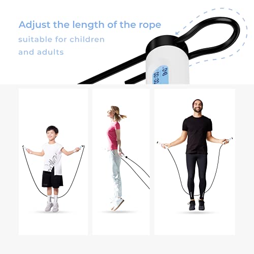 Jump Rope Speed Skipping Rope with Calorie Counter Smart Skipping Rope
