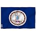 Anley Fly Breeze 3x5 Foot Virginia State Polyester Flag - Vivid Color and UV Fade Resistant - Canvas Header and Double Stitched - Virginia VA State Flags with Brass Grommets 3 X 5 Ft
