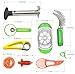 Habikoo Fruit Slicer Peeler, Avocado Knife Watermelon Banana Apple Slicer, Pineapple Strawberry Corer, Orange Lemon Peeler Kiwi Cantaloupe Pawpaw Peeler Melon Baller, Kitchen Fruit Tools Set 9 Pack