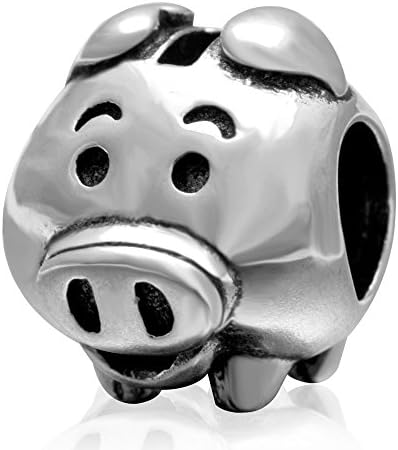 My Pet Pig Money Box Charms For Bracelet 925 Sterling Silver Charm Fit Pandora Bracelet