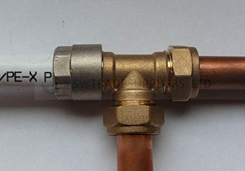 Wärmer System Adapter 16mm Pipe x 15mm Compression Fittings (5), Silver, 0.5 inch - Image 5