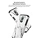 TJS Galaxy J7 2018/J7 Refine/J7 Star/J7 Eon/J7 TOP/J7 Aero/J7 Crown/J7 Aura/J7 V 2nd Gen Case [Full Coverage Tempered Glass Screen Protector] Dual Layer Hybrid Shockproof Phone Case Armor (Stardust)