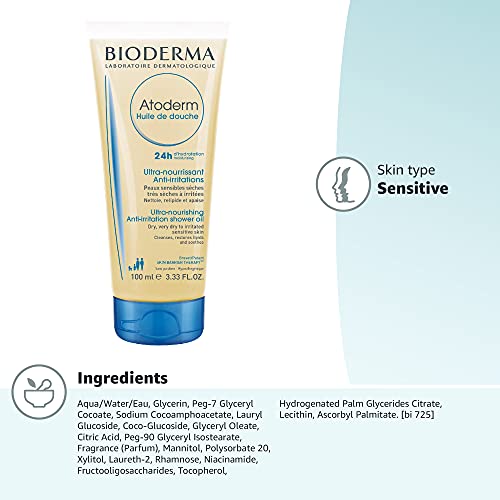 Bioderma Atoderm Shower Oil Moisturizing and Nourishing Body and
