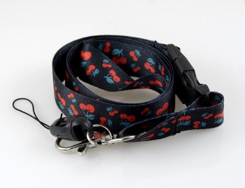 BodyJewelryOnline Fashion Cherry I.d Holder & Cellphone Keyholder Lanyard