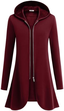 Sweaters For Women Pink Palm Puff Hoodie Zeagoo Women's