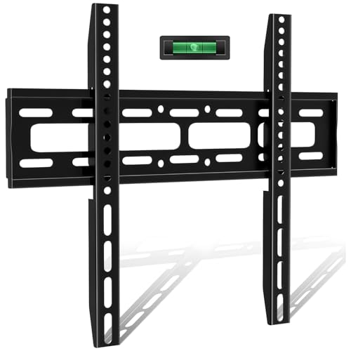 Salandens Soporte TV Universal, Soporte para Pantallas de LED y LCD de 26 a 65 Pulgadas, Soporta hasta 50 kg, Acero Súper Reforzado, Máx VESA 400x400 mm