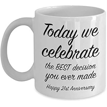 Amazon.com: 21st Anniversary Gift Ideas for Him - 21 Year ...
