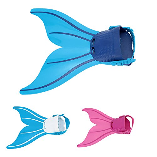 ZHX Kid Children Mermaid Swim Fin Diving Monofin Swimming Foot Flipper Red one Size